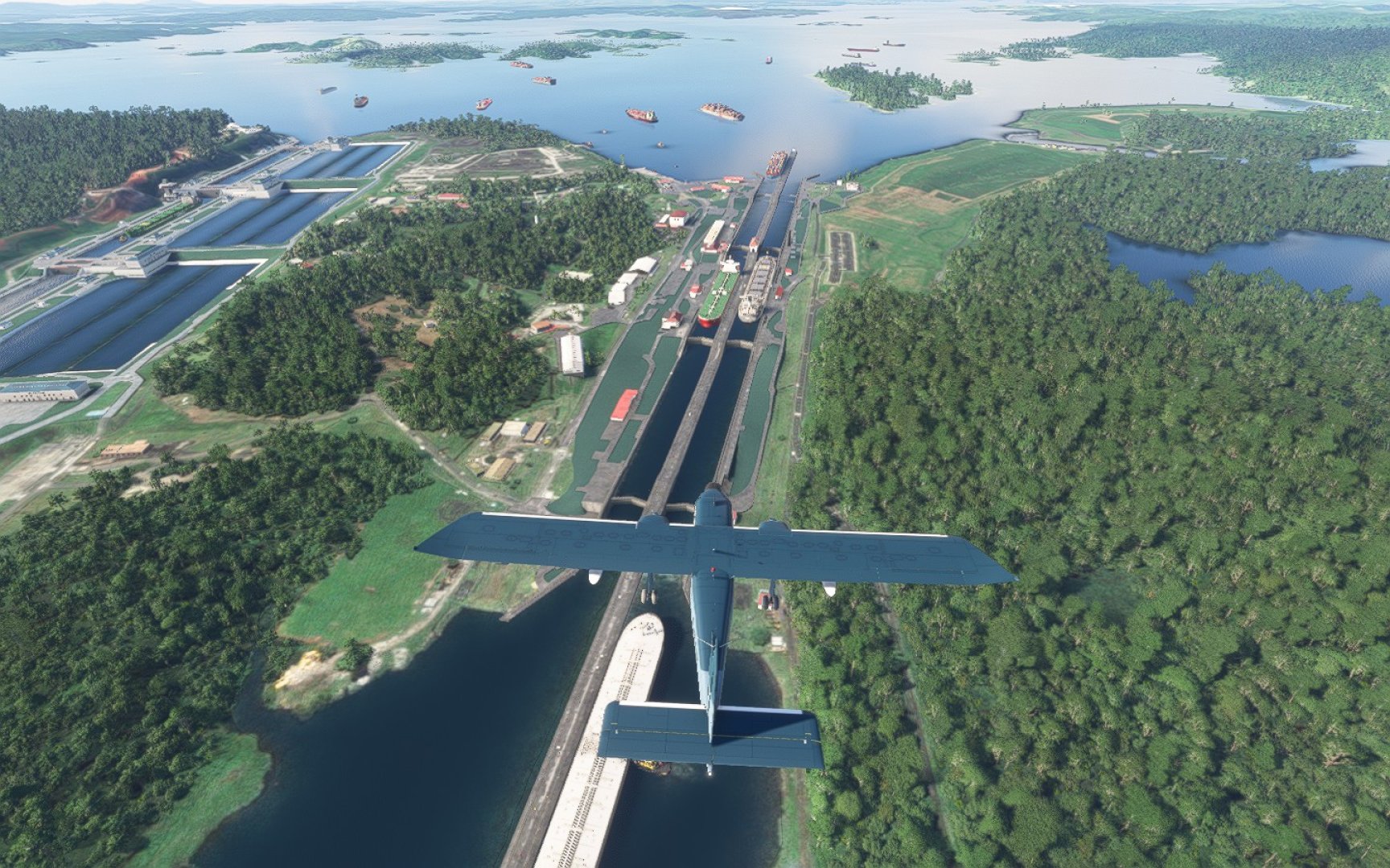 21 50 17_Les écluses de Gatum et vue vers le canal